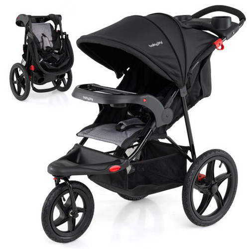 Foldable jogging stroller - jogging, with