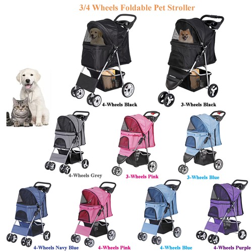 Dog stroller wheels - dog, 3/4-wheels